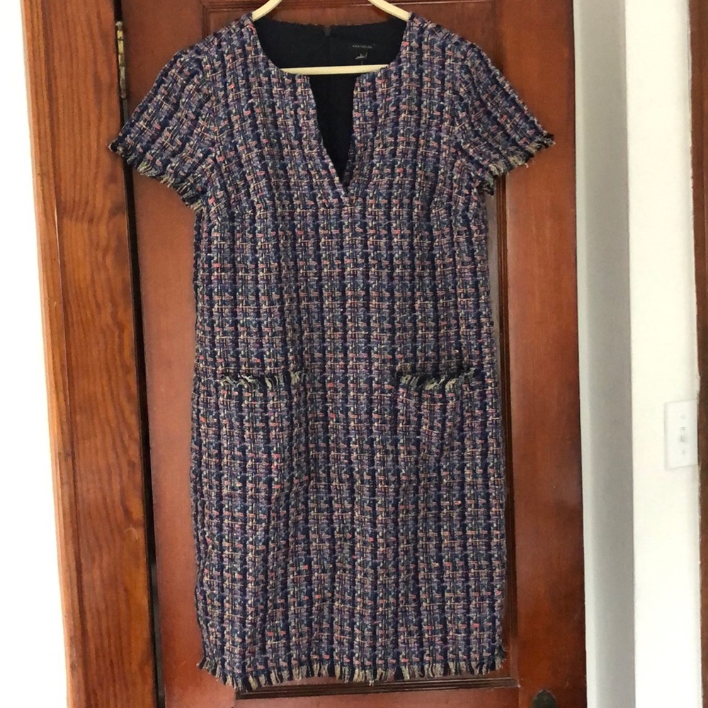 Ann Taylor Tweed Shift Dress